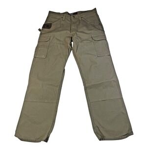 Wrangler Pants Mens 36x32 Khaki Riggs Workwear Ripstop Ranger Outdoor Cargo